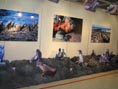 ガラパゴス写真展スチロール造形・擬岩
